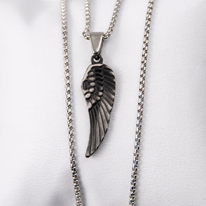 Cadena Pluma Blanca