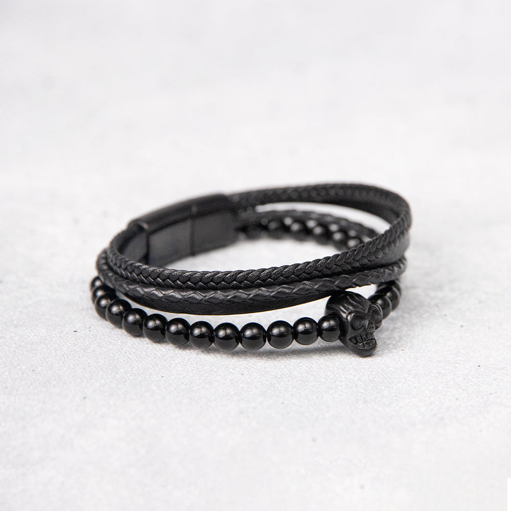 Pulsera Necrópolis Black