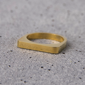 Anillo Sol Cuadrado
