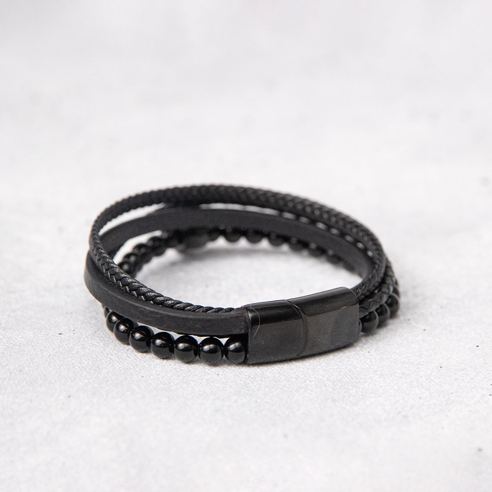Pulsera Necrópolis Black