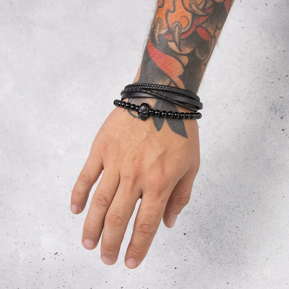 Pulsera Necrópolis Black