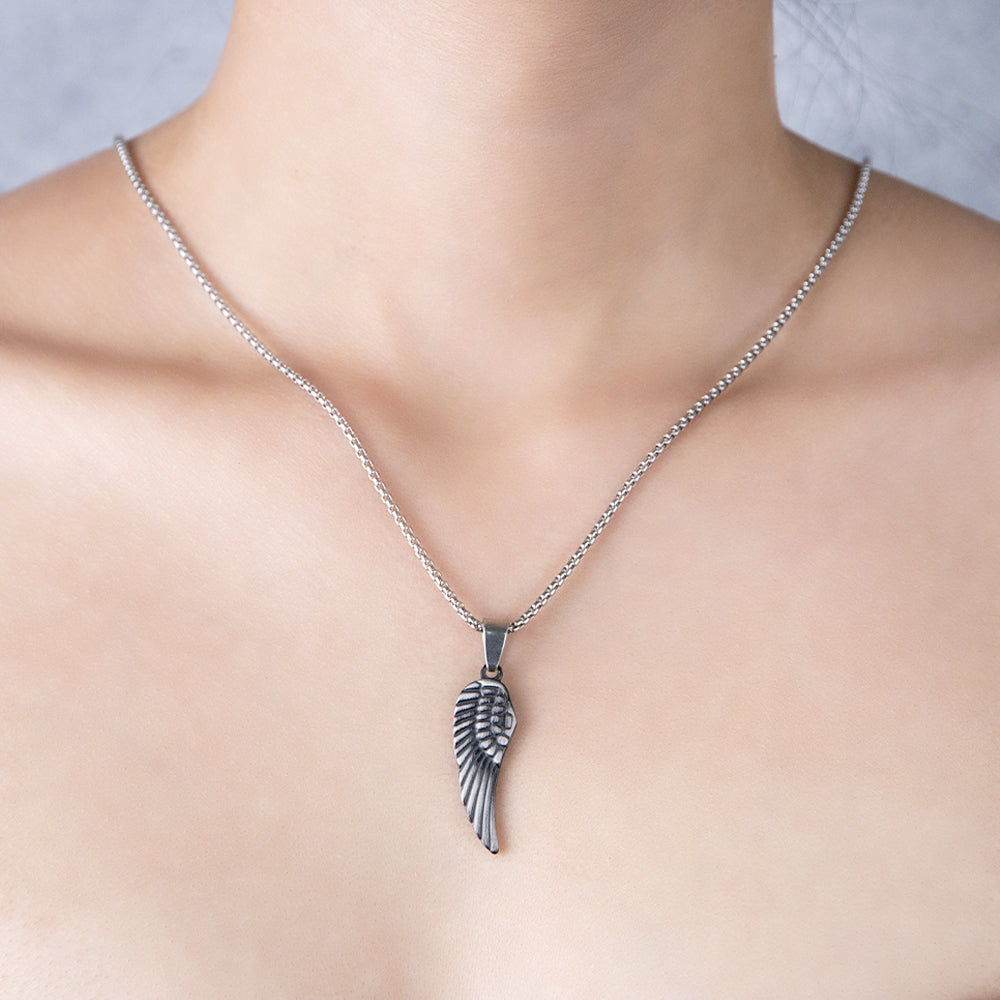 Cadena Pluma Blanca