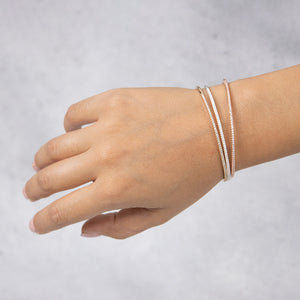 Pulsera Trinidad de 3 Oros en Acero Inoxidable